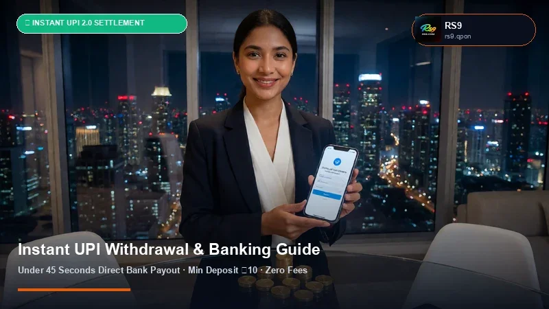 RS9 Instant UPI Withdrawal & ₹10 INR Deposit Tutorial